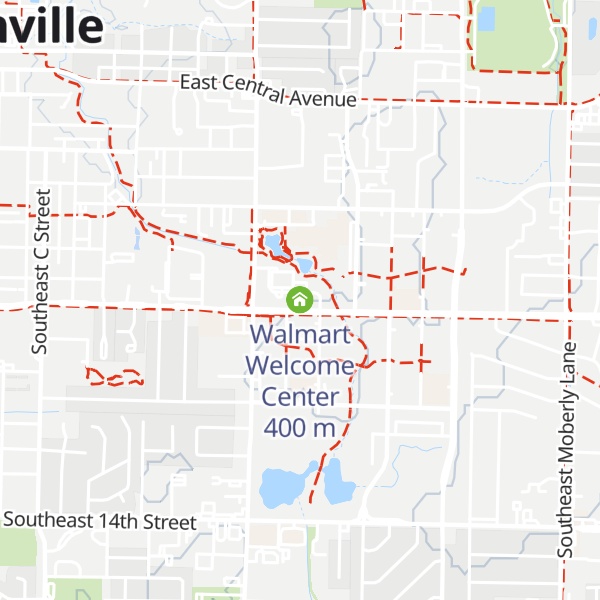 Map of Walmart Welcome Center