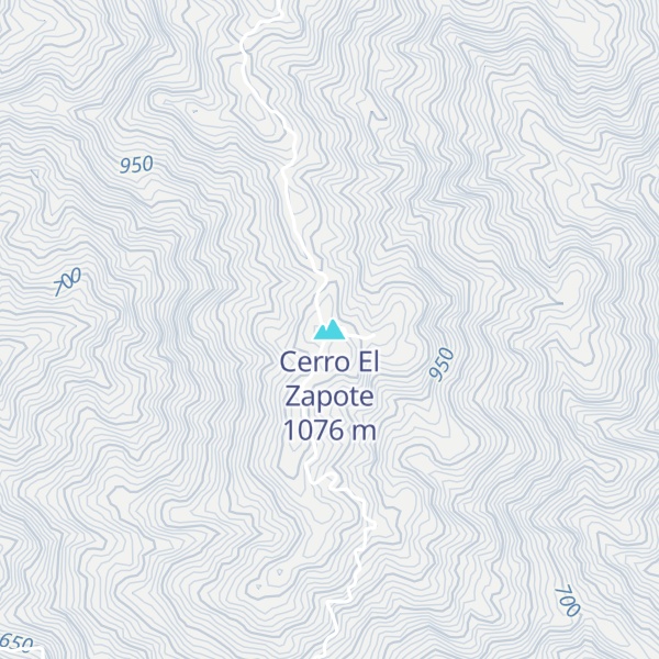 Map of Cerro El Zapote