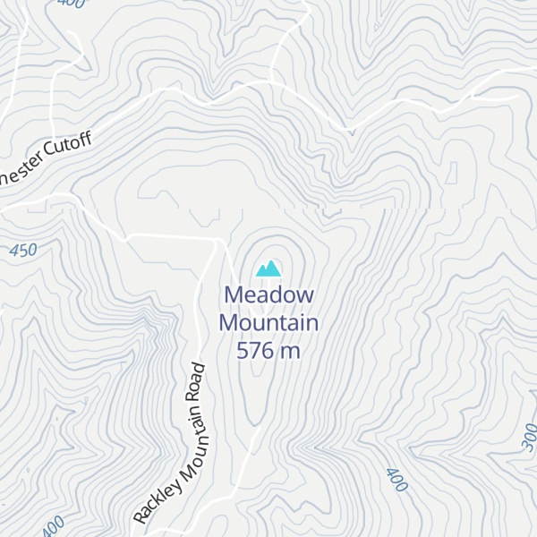 Map of Meadow Mountain