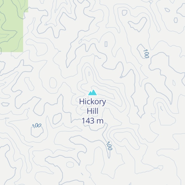 Map of Hickory Hill