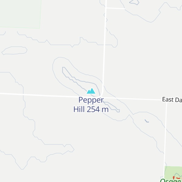 Map of Pepper Hill