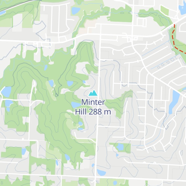 Map of Minter Hill
