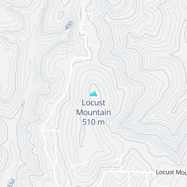 Map of Locust Mountain