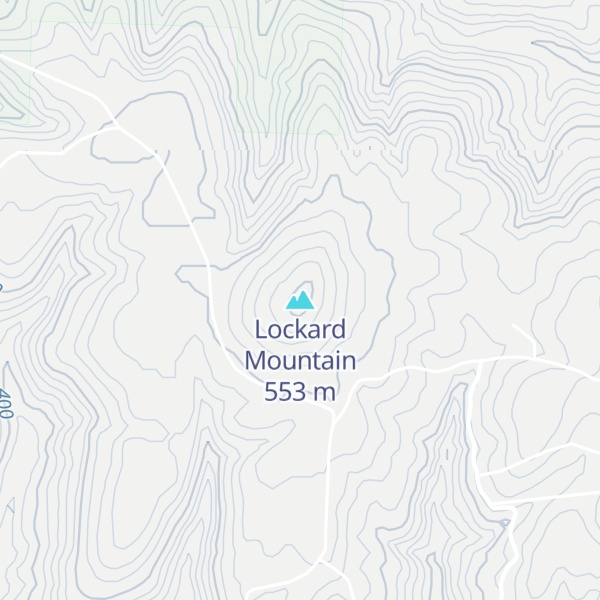 Map of Lockard Mountain