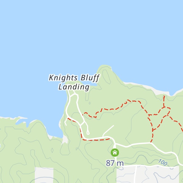 Map of Knights Bluff