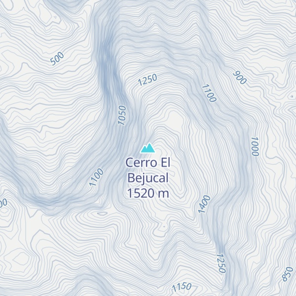 Map of Cerro El Bejucal
