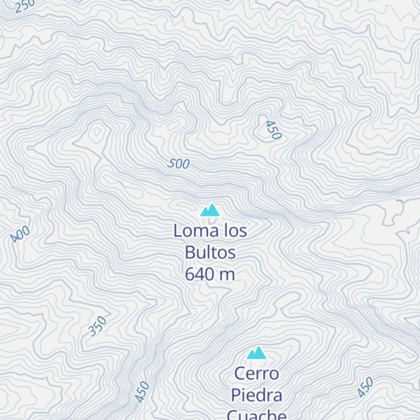Map of Loma los Bultos