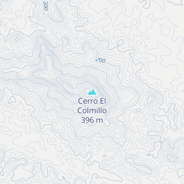 Map of Cerro El Colmillo
