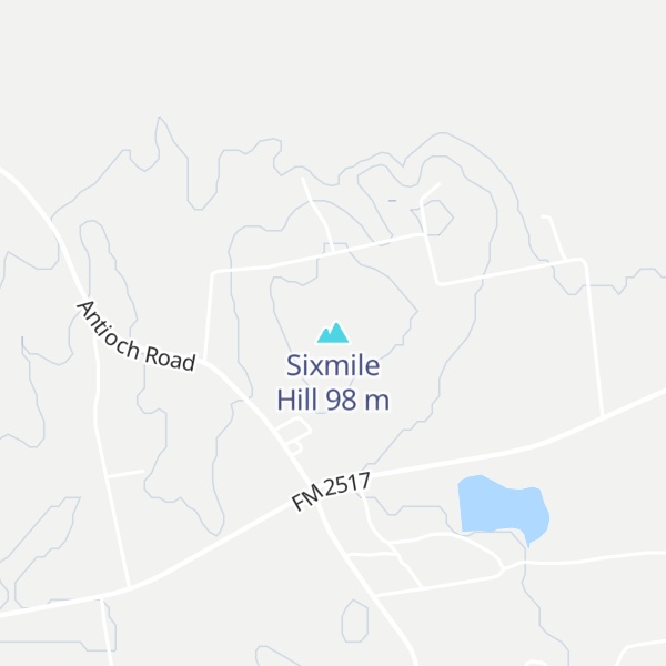 Map of Sixmile Hill