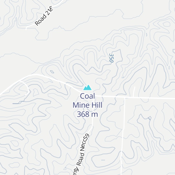 Map of Coal Mine Hill