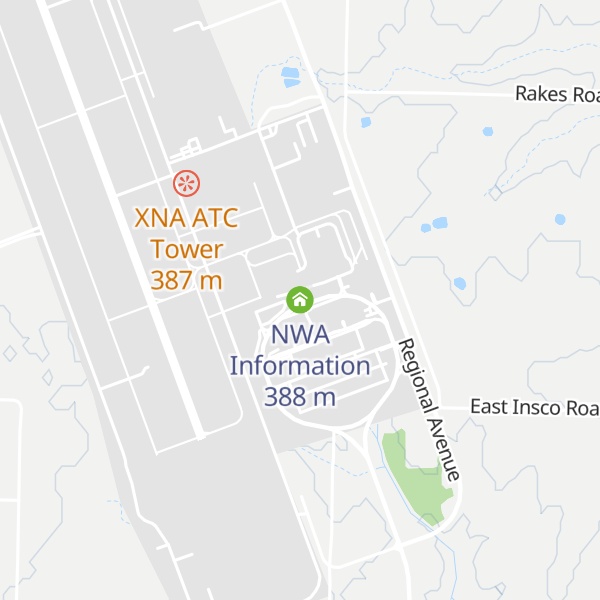 Map of NWA Information