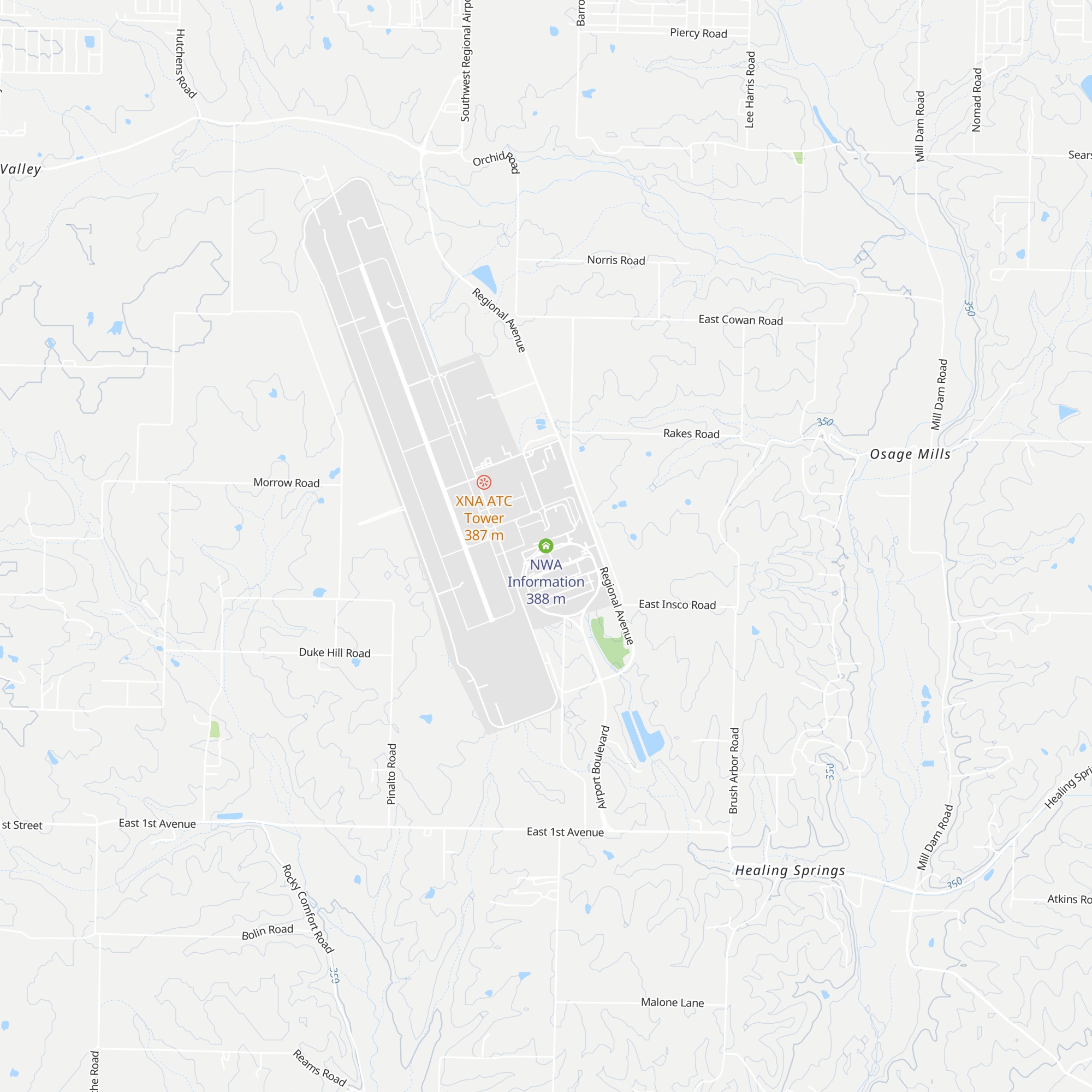 NWA Information map