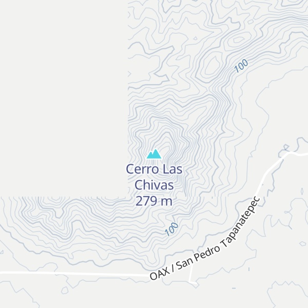 Map of Cerro Las Chivas