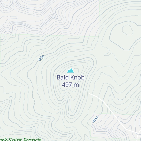 Map of Bald Knob
