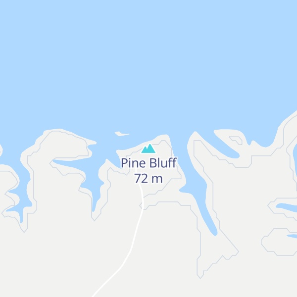 Map of Pine Bluff
