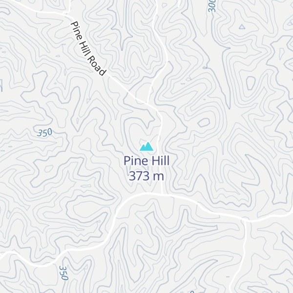 Map of Pine Hill