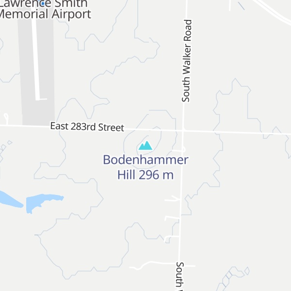 Map of Bodenhammer Hill
