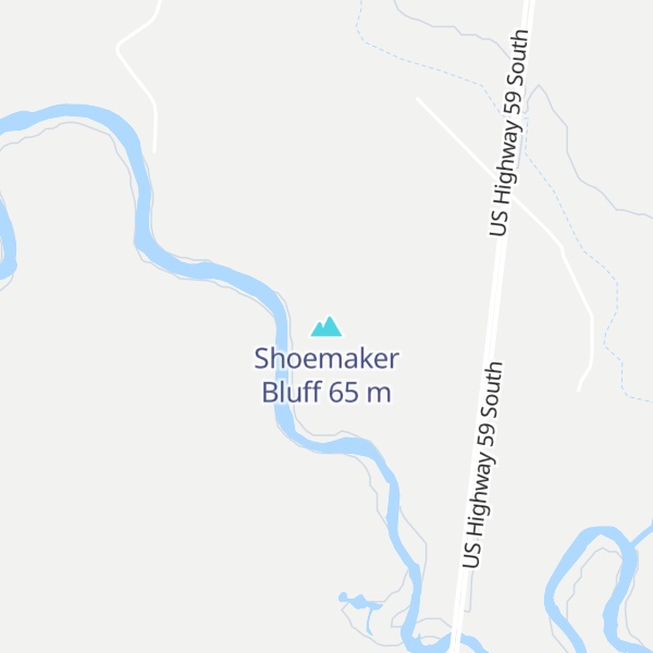 Map of Shoemaker Bluff
