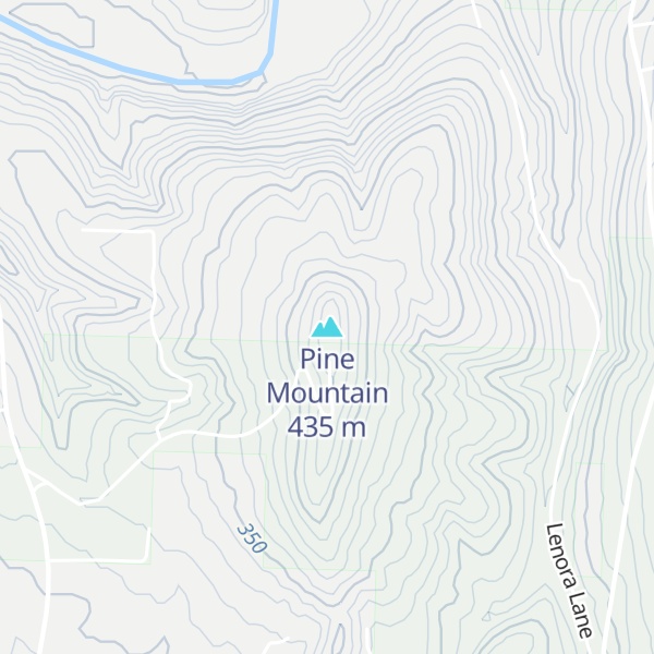 Map of Pine Mountain