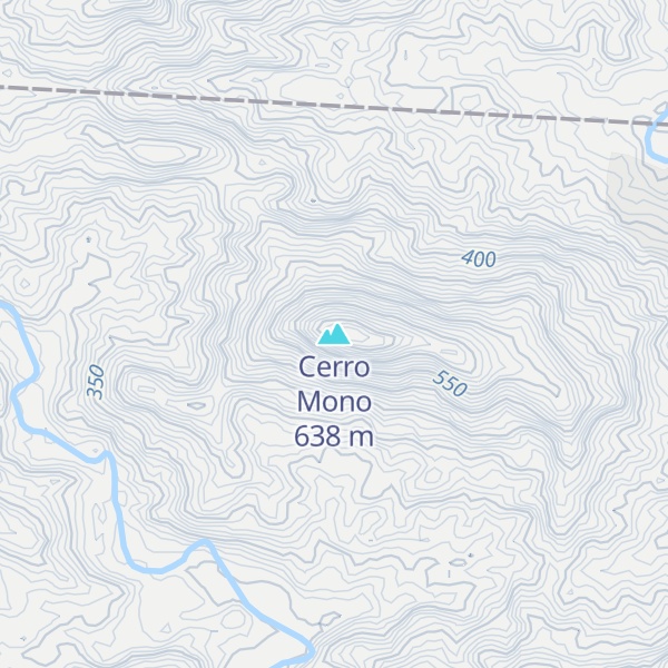 Map of Cerro Mono