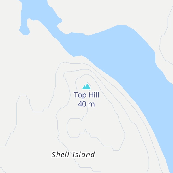 Map of Top Hill