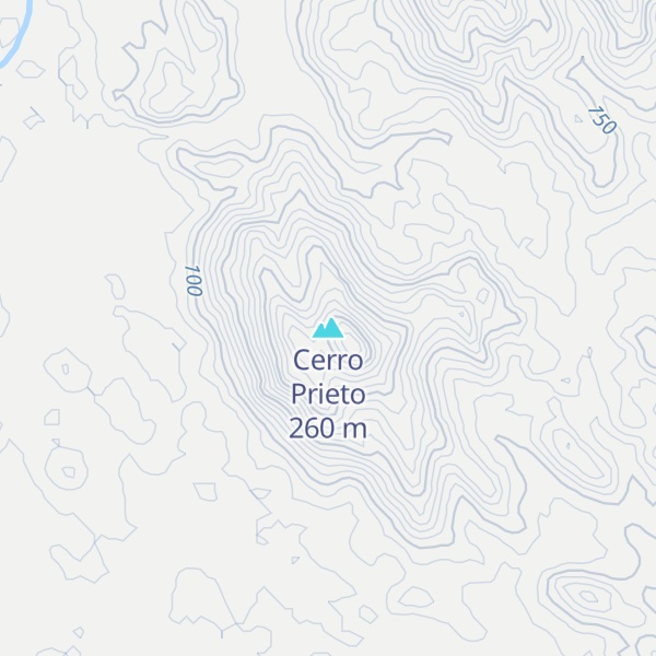 Map of Cerro Prieto