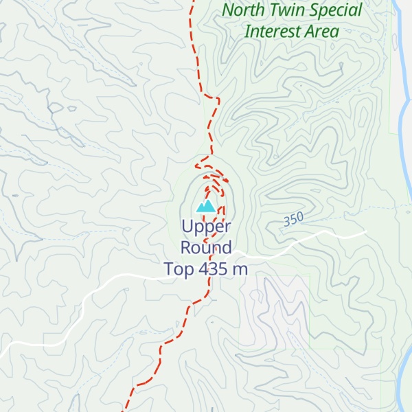 Map of Upper Round Top