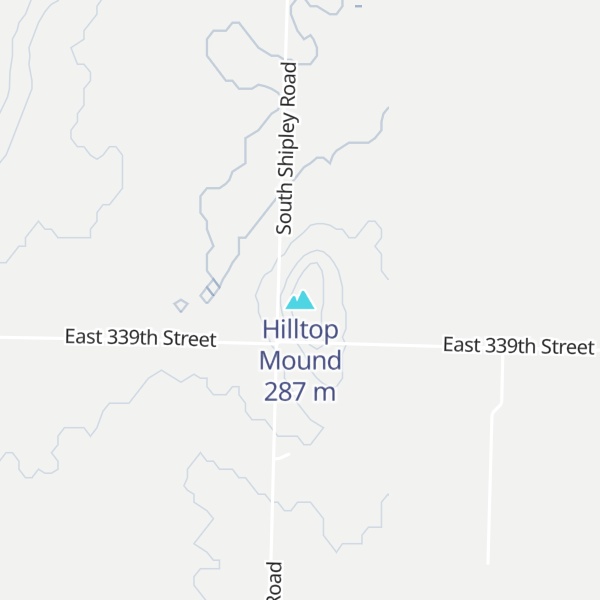 Map of Hilltop Mound