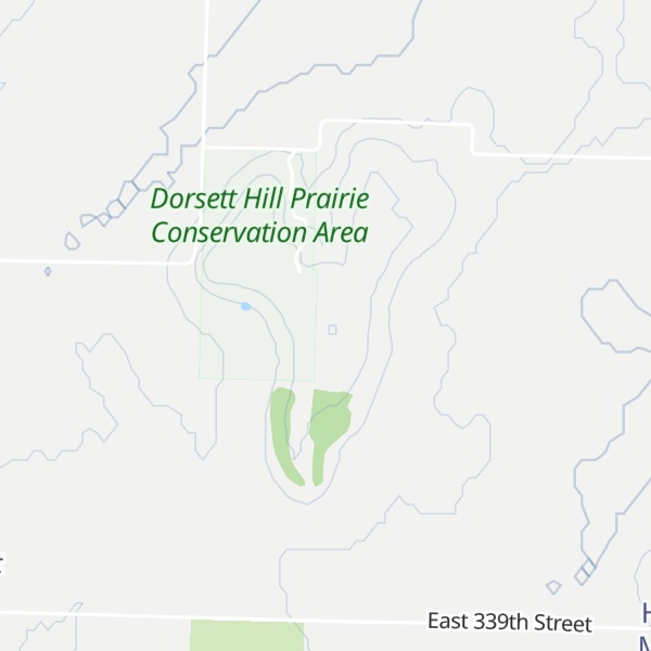 Map of Dorsett Hill