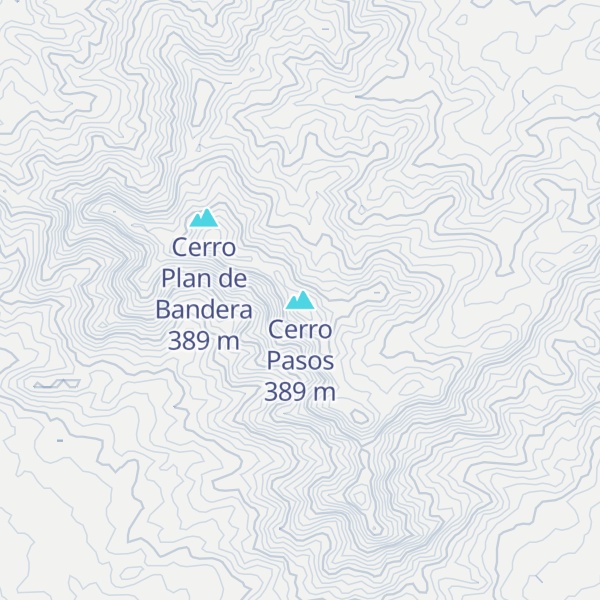Map of Cerro Pasos