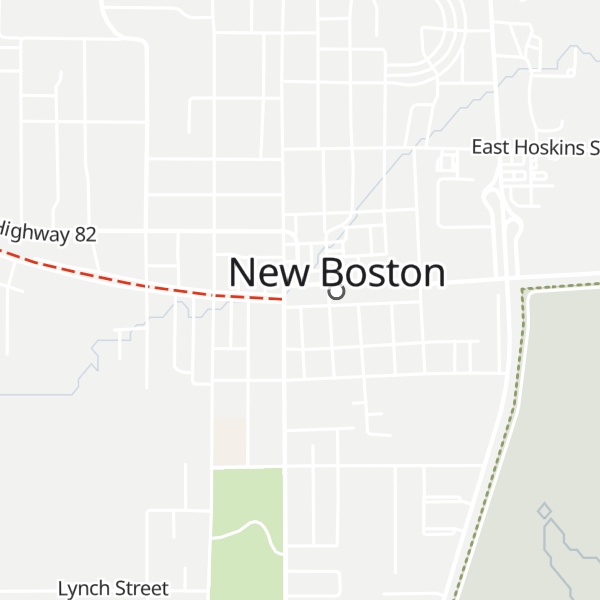 Map of New Boston Visitor Center