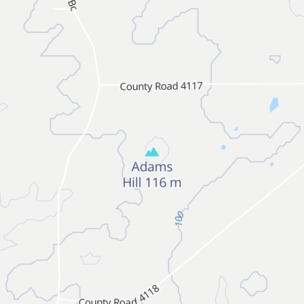 Map of Adams Hill