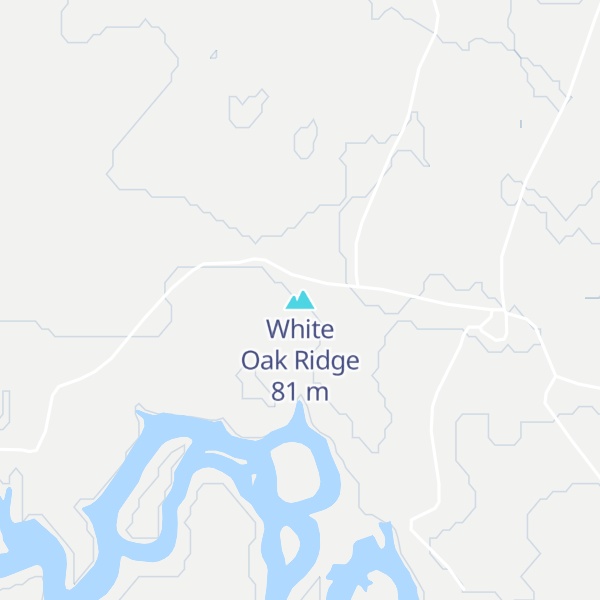 Map of White Oak Ridge