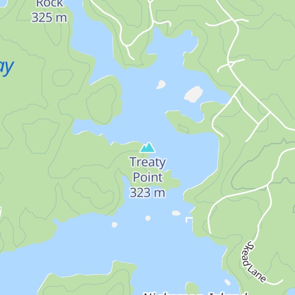 Map of Treaty Point