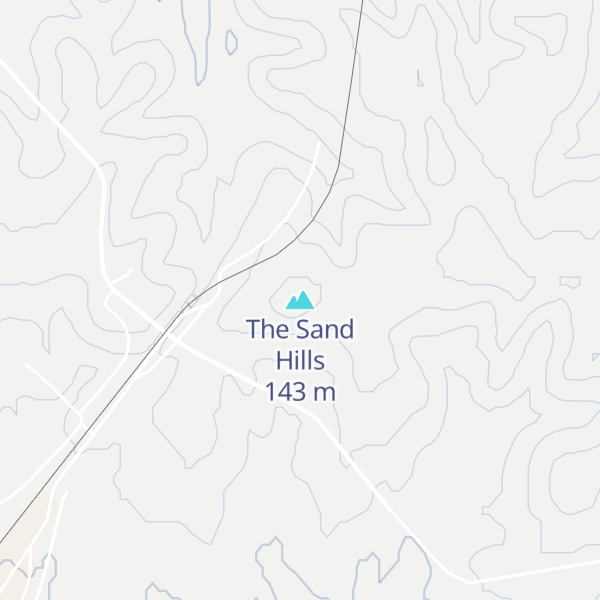 Map of The Sand Hills