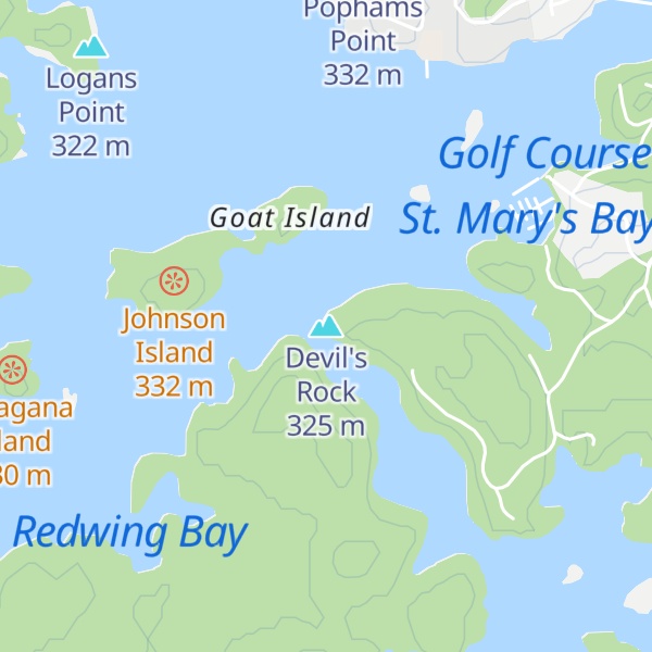 Map of Devil's Rock
