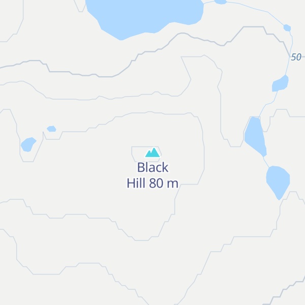 Map of Black Hill