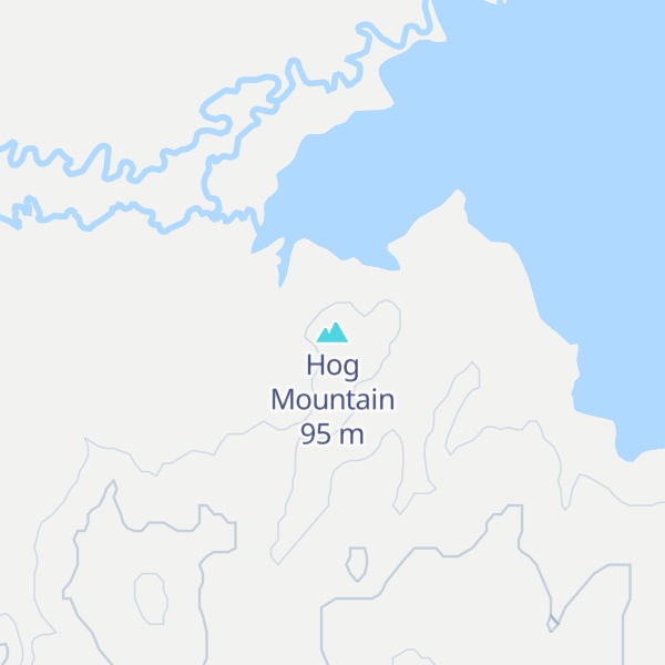 Map of Hog Mountain
