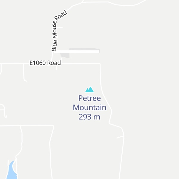 Map of Petree Mountain