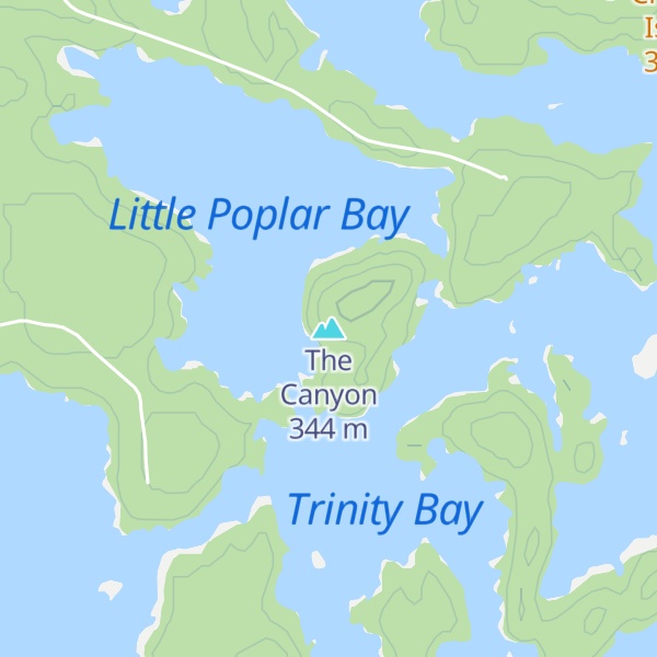 Map of The Canyon