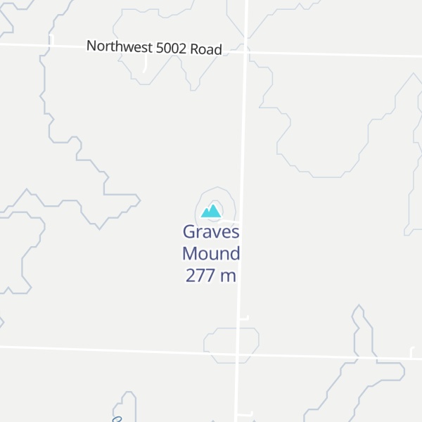 Map of Graves Mound