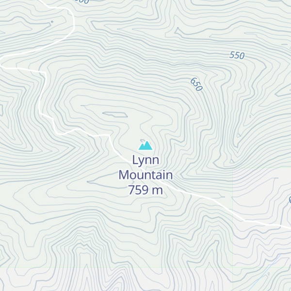 Map of Lynn Mountain