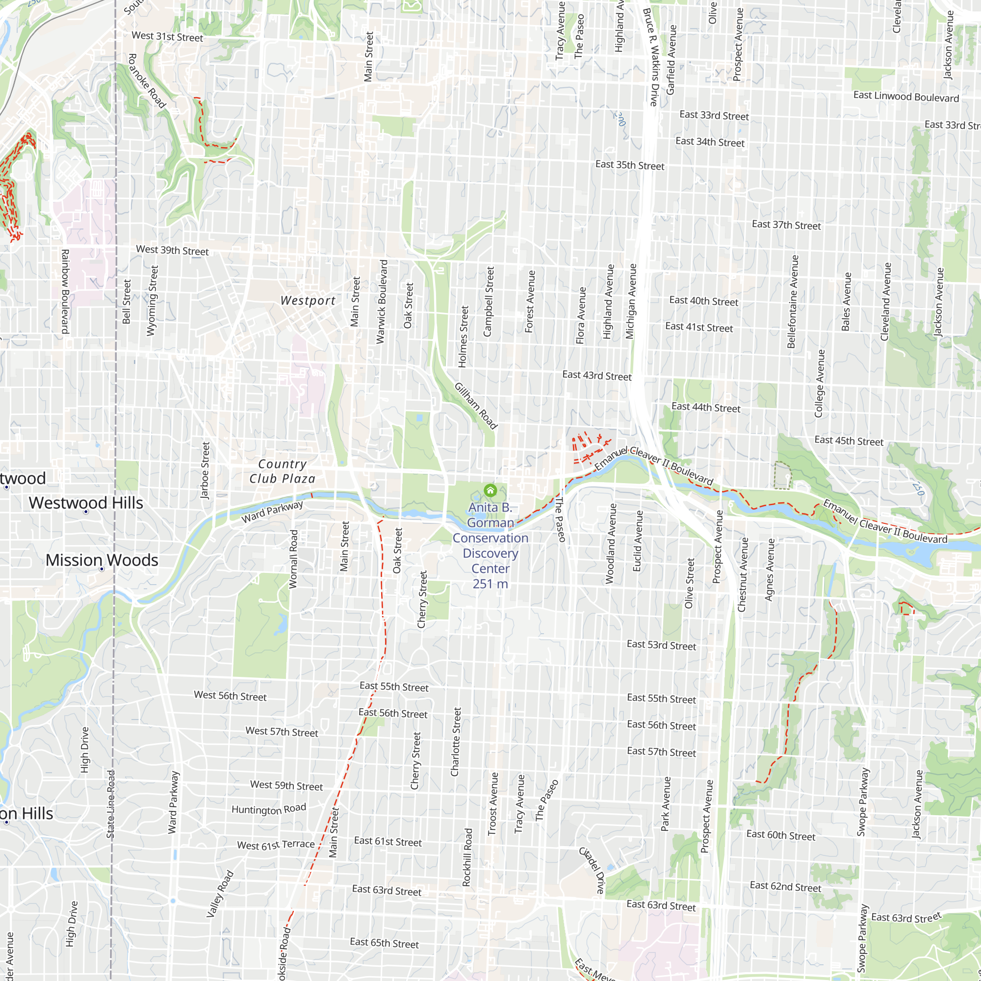 Anita B. Gorman Conservation Discovery Center map
