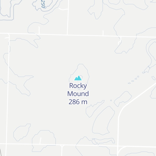Map of Rocky Mound