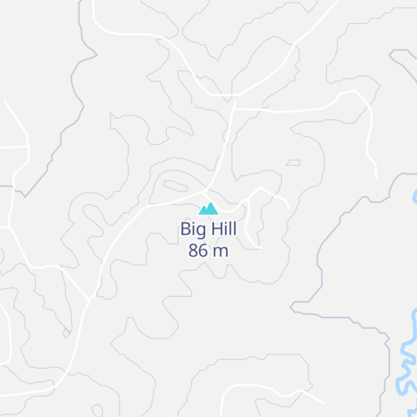 Map of Big Hill