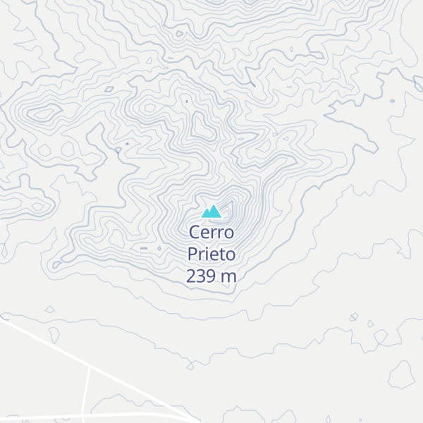 Map of Cerro Prieto