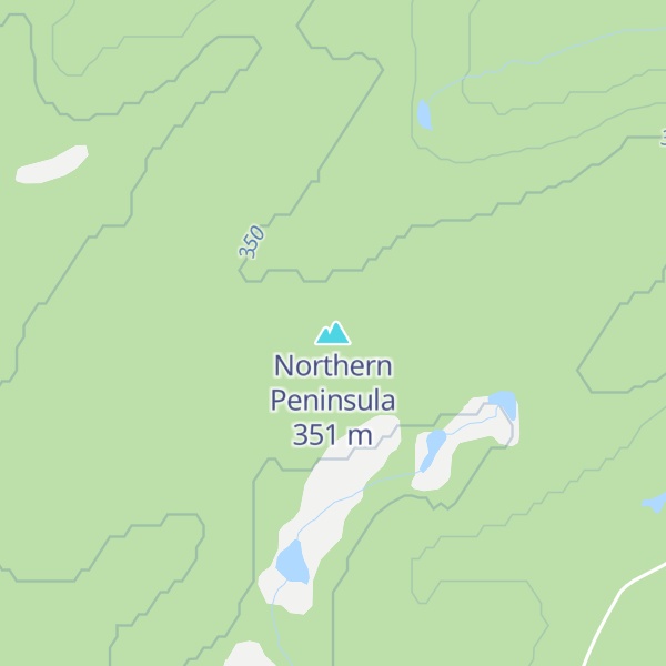 Map of Northern Peninsula