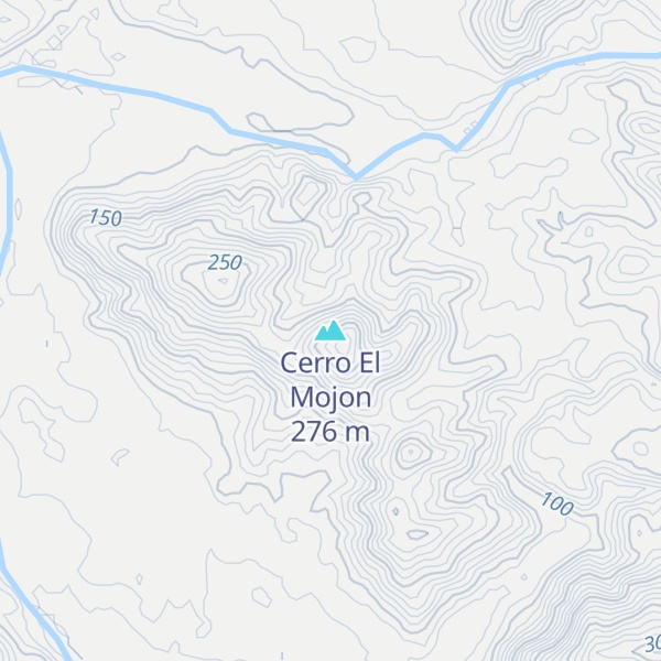 Map of Cerro El Mojon