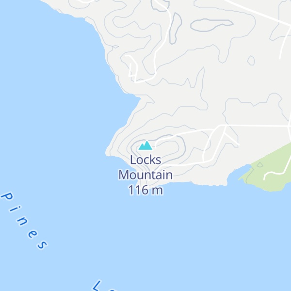Map of Locks Mountain