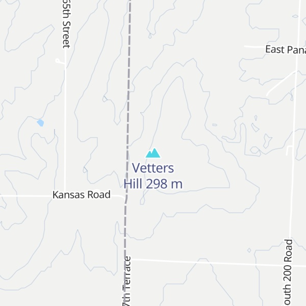 Map of Vetters Hill